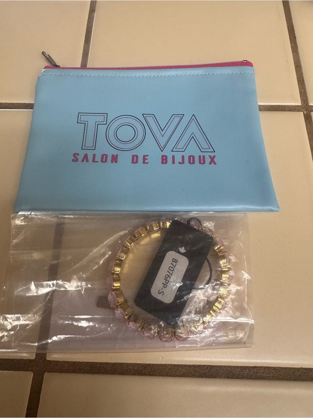 TOVA Oakland Stretch Bracelet Petal Pink